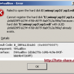 virtualbox cannot register hardisk