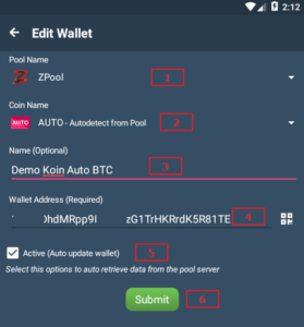 ZPool add a new wallet